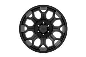 Rough Country - Rough Country Rough Country 77 Series Wheel - One-Piece - Semi Gloss Black - 20x9 6x135 0mm - 77200917 - Image 2