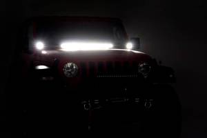 Rough Country - Rough Country Jeep 30-inch LED Hood Kit (18-21 Wrangler JL 20-21 Gladiator JT - Spectrum-Series) - 80054 - Image 5