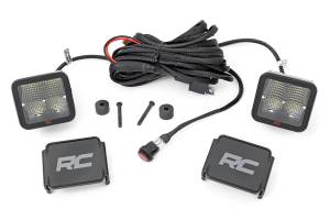 Rough Country LED Light - Cowl Mnt - 2" Spectrum Pair - Jeep Gladiator JT (20-23)/Wrangler JL (18-23) - 80062