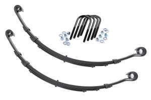 Rough Country Front Leaf Springs - 4" Lift - Pair - Jeep CJ 5 4WD (1976-1983) - 8019Kit