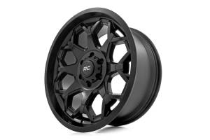 Rough Country - Rough Country Rough Country 80 Series Wheel - One-Piece - Semi Gloss Black - 20x9 - 8x6.5 - 0mm - 80200910 - Image 3