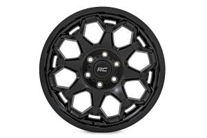 Rough Country - Rough Country Rough Country 80 Series Wheel - One-Piece - Semi Gloss Black - 20x9 - 6x135 - 0mm - 80200917 - Image 2