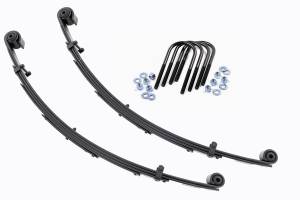 Rough Country - Rough Country Front Leaf Springs - 4" Lift - Pair - Ford Excursion (00-05)/Super Duty (99-04) - 8057Kit - Image 1