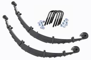 Rough Country Front Leaf Springs -8" Lift - Pair - Ford Super Duty 4WD (99-04) - 8073Kit