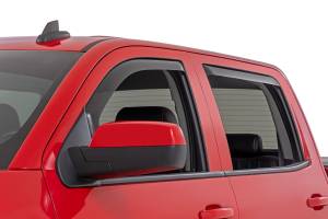 Rough Country - Rough Country Side Window Deflectors - In Channel Rain Guard - Chevy/GMC 1500/2500HD/3500HD 2WD/4WD - 811419 - Image 2