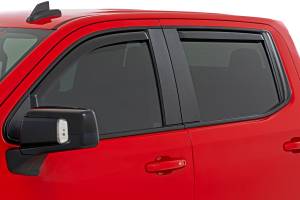 Rough Country - Rough Country Side Window Deflectors In Channel Rain Guard Chevy/GMC 1500/2500HD/3500HD (19-24) - 811924 - Image 3