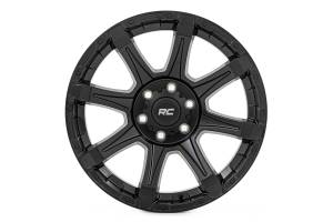 Rough Country - Rough Country Rough Country 81 Series Wheel - One-Piece - Semi Gloss Black - 20x9 - 8x6.5 - 0mm - 81200910 - Image 2