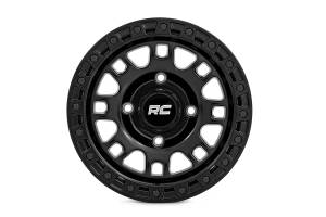 Rough Country - Rough Country Rough Country 82 Series Wheel - One-Piece - Semi Gloss Black - 14x7 - 4x156 - +10mm - 82140730 - Image 2