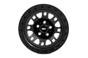 Rough Country - Rough Country Rough Country 82 Series Wheel - One-Piece - Semi Gloss Black - 15x8 - 5x4.5 - -19mm - 82151813 - Image 2