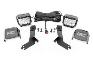 Rough Country LED Light Kit - Ditch Mount - 3" OSRAM - Wide - Chevy 1500 (99-06) - 82285