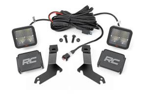 Rough Country LED Light Kit - Ditch Mount - 2" Spectrum Pair - Spot - Chevy Silverado 1500 (99-06) - 82287