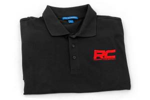Rough Country - Rough Country Rough Country Polo - Rough Country Logo - Black - Cotton - Size 2XL - 83903 - Image 2