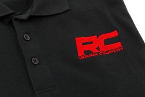Rough Country - Rough Country Rough Country Polo - Rough Country Logo - Black - Cotton - Size 2XL - 83903 - Image 3