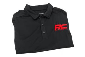 Rough Country - Rough Country Rough Country Polo - Rough Country Logo - Black - Moisture Wicking - Size 2XL - 83913 - Image 2