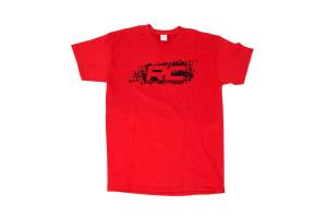 Rough Country Rough Country T-Shirt - Rough Country Tread - Red - Size LG - 84035