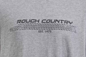 Rough Country - Rough Country Rough Country T-Shirt - Horizontal Tread - Grey - 3XL - 840773X - Image 2
