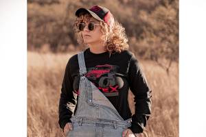 Rough Country - Rough Country Rough Country T-Shirt - Long Sleeve - Vertex - Black - SM - 84090SM - Image 4