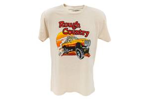 Rough Country Rough Country T-Shirt - Throwback - Cream - 2XL - 840912XL