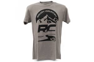Rough Country Rough Country T-Shirt - RC Mountains - Warm Gray - 2XL - 840952XL