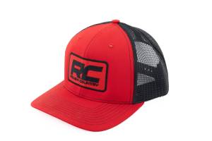 Rough Country Rough Country Hat - Black Mesh - Rough Country Patch - Black/Red - Richardson 112 - 84127