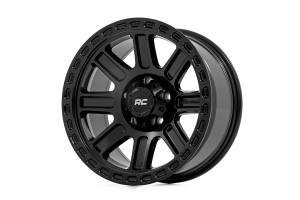 Rough Country Rough Country 84 Series Wheel - Gloss Black - 17x8.5 - 6x5.5 - +0mm - 84170912