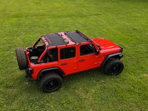 Rough Country - Rough Country Mesh Bikini Top Plus - Black - Jeep Wrangler 4xe (21-23)/Wrangler JL (18-23) - 85120 - Image 2