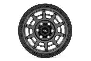 Rough Country - Rough Country Rough Country 85 Series Wheel - Simulated Beadlock - Gunmetal Gray/Black - 17x9 - 8x6.5 - +0mm - 85170010A - Image 2