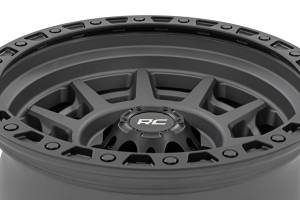 Rough Country - Rough Country Rough Country 85 Series Wheel - Simulated Beadlock - Gunmetal Gray/Black - 17x9 - 8x6.5 - +0mm - 85170010A - Image 3