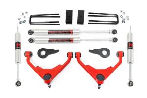 Rough Country 3 Inch Lift Kit - FT Code - M1 - Chevy/GMC 2500HD (01-10) - 85940RED