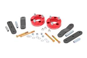 Rough Country 2.5 Inch Leveling Kit - Red Spacers - Nissan Frontier (05-23)/Xterra (05-15) - 867RED