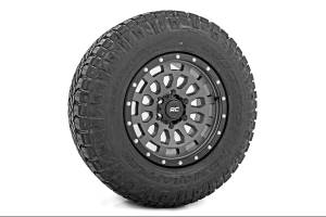 Rough Country - Rough Country Rough Country 87 Series Wheel - Simulated Beadlock - Gray/Black - 17x8.5 - 6x5.5 - +0mm - 87170912G - Image 6