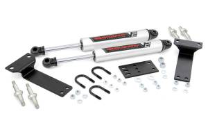 Rough Country V2 Steering Stabilizer - Dual - 2-8 Inch Lift - Ford Excursion (00-05)/Super Duty (99-04) - 8749070