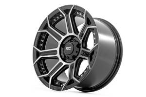 Rough Country - Rough Country Rough Country 89 Series Wheel - One-Piece - Black Machined Gun Metal - 17x9 - 6x5.5 - -12mm - 89170912 - Image 3