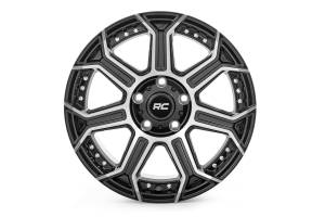 Rough Country - Rough Country Rough Country 89 Series Wheel - One-Piece - Black Machined Gun Metal - 17x9 - 6x5.5 - -12mm - 89170912 - Image 6