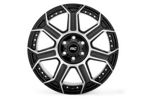 Rough Country - Rough Country Rough Country 89 Series Wheel - One-Piece - Black Machined Gunmetal - 20x9 - 6x5.5 - +18mm - 89200912 - Image 3