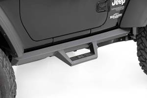 Rough Country - Rough Country Contoured Drop Steps - 2 Door - Jeep Wrangler JL 4WD (2018-2023) - 90761 - Image 1