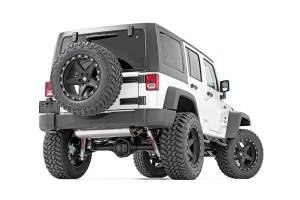 Rough Country - Rough Country Contoured Drop Steps - 4 Door - Jeep Wrangler JK 2WD/4WD (07-18) - 90765B - Image 5