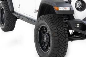 Rough Country - Rough Country Rock Sliders - Heavy Duty l 4-Door - Jeep Wrangler 4xe (21-23)/Wrangler JL (18-23) - 90801 - Image 1