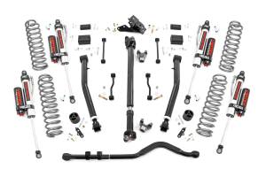 Rough Country 3.5 Inch Lift Kit - Adj LCA- FR D/S - Vertex - Jeep Wrangler JL Rubicon (18-23) - 90950