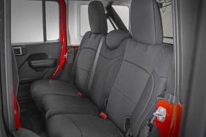 Rough Country - Rough Country Seat Covers - Front and Rear w/ Armrest - Jeep Wrangler JL (18-23) - 91012 - Image 3