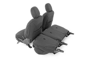 Rough Country - Rough Country Seat Covers - Front and Rear w/ Armrest - Jeep Wrangler JL (18-23) - 91012 - Image 5