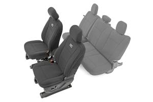 Rough Country Seat Covers - Front Bucket Seats - Ford F-150 (15-23)/Super Duty (17-23) - 91016