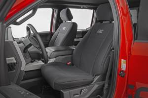 Rough Country - Rough Country Seat Covers - Front Bucket Seats - Ford F-150 (15-23)/Super Duty (17-23) - 91016 - Image 2