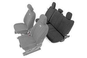 Rough Country Seat Covers - Rear Bench Seat - Ford F-150/Lightning/F-250/F-350 (15-23) - 91017