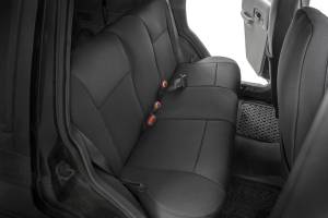 Rough Country - Rough Country Seat Covers - Non Detach Headrest FR and Rear - Jeep Cherokee XJ (84-96) - 91021A - Image 2