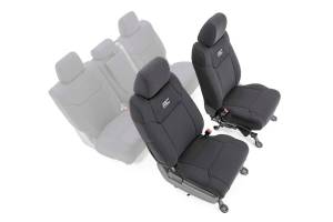 Rough Country - Rough Country Seat Covers - Front W/ Console Cover - Toyota Tundra 2WD/4WD (14-21) - 91026A - Image 1