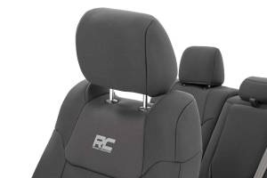 Rough Country - Rough Country Seat Covers - FR w/ Console Cover and Rear - Toyota Tundra (14-21) - 91027A - Image 4