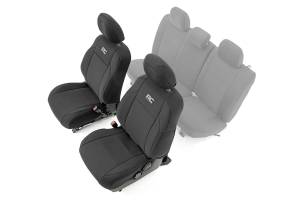 Rough Country - Rough Country Seat Covers - Front - Crew Cab - Toyota Tacoma 2WD/4WD (2016-2023) - 91030 - Image 1