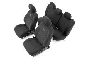 Rough Country - Rough Country Seat Covers - FR & RR - Crew Cab - Toyota Tacoma 2WD/4WD (16-23) - 91031 - Image 1