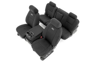 Rough Country Seat Covers - FR 40/40/20 & RR Full Bench - Chevy/GMC 1500/2500HD (07-13) - 91033